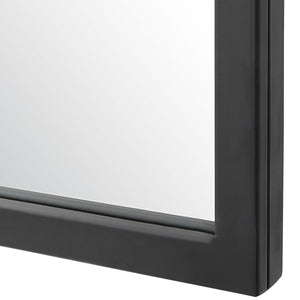Kenitra Arch Mirror, Black - perfect for enhancing light and creating a sense of space | Image 3 | InSTYLE Home & Rugs