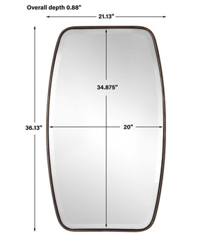 Canillo Mirror, Bronze - elegant mirror for adding style and light to any room | Image 5 | InSTYLE Home & Rugs
