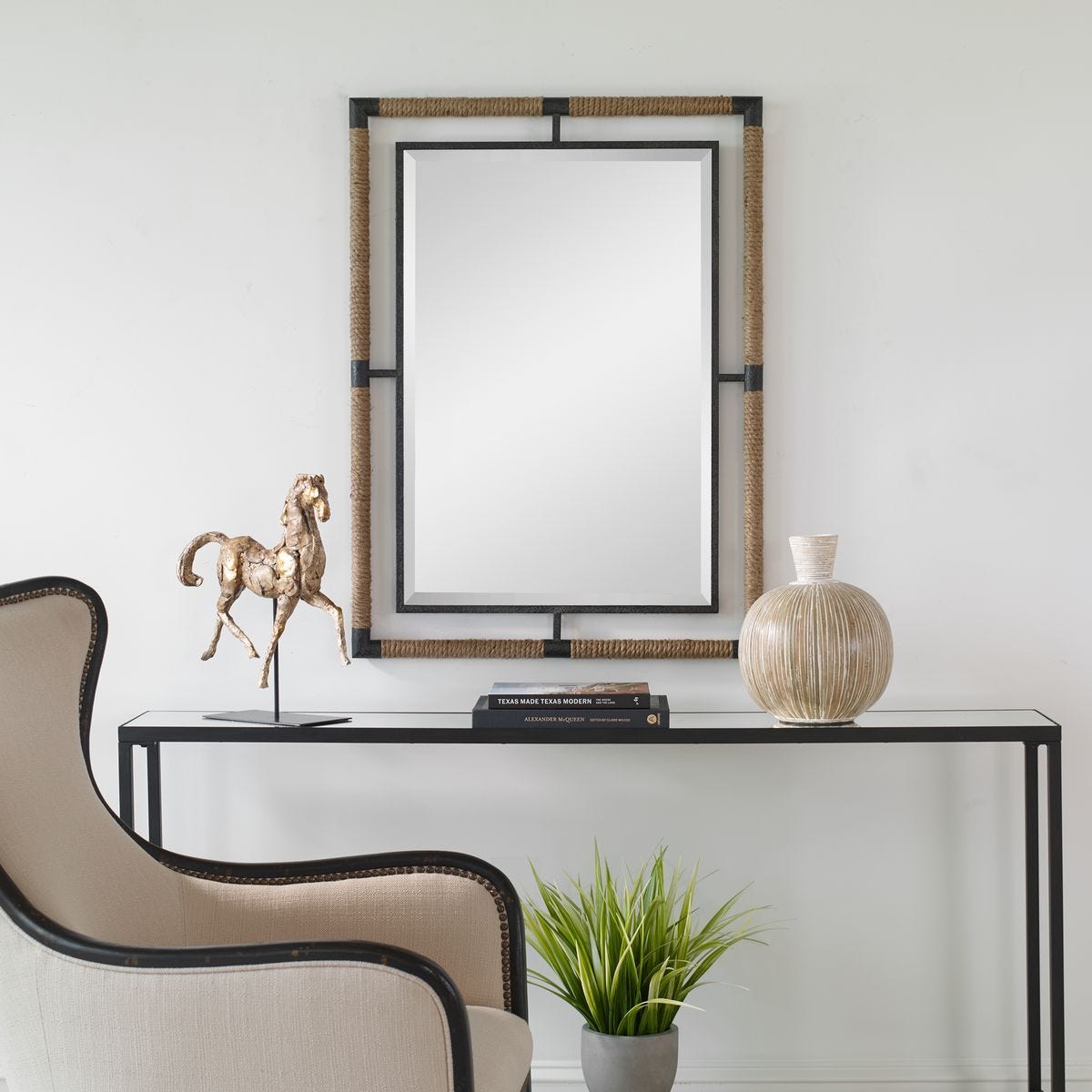 Melville Mirror - elegant mirror for adding style and light to any room | Image 1 | InSTYLE Home & Rugs