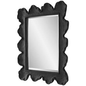 Sea Coral Mirror, Black - full-length mirror for creating the illusion of space and light | Image 3 | InSTYLE Home & Rugs