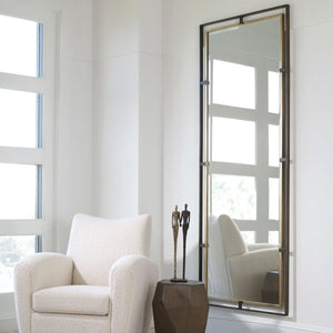 Carrizo Tall Mirror - modern mirror with sleek design for contemporary interiors | Image 1 | InSTYLE Home & Rugs