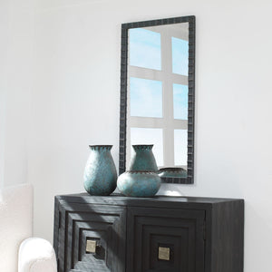 Dandridge Mirror, Black - elegant mirror for adding style and light to any room | Image 5 | InSTYLE Home & Rugs