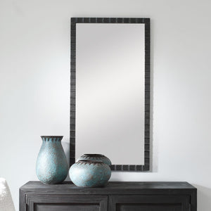 Dandridge Mirror, Black - elegant mirror for adding style and light to any room | Image 1 | InSTYLE Home & Rugs