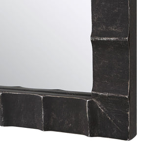 Dandridge Arch Mirror, Black - modern mirror with sleek design for contemporary interiors | Image 3 | InSTYLE Home & Rugs