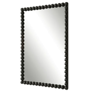Serna Vanity Mirror, Black - elegant mirror for adding style and light to any room | Image 3 | InSTYLE Home & Rugs