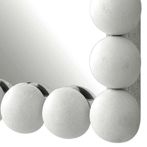 Serna Vanity Mirror, White - elegant mirror for adding style and light to any room | Image 4 | InSTYLE Home & Rugs