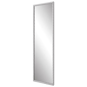Serna Tall Mirror, White - elegant mirror for adding style and light to any room | Image 3 | InSTYLE Home & Rugs