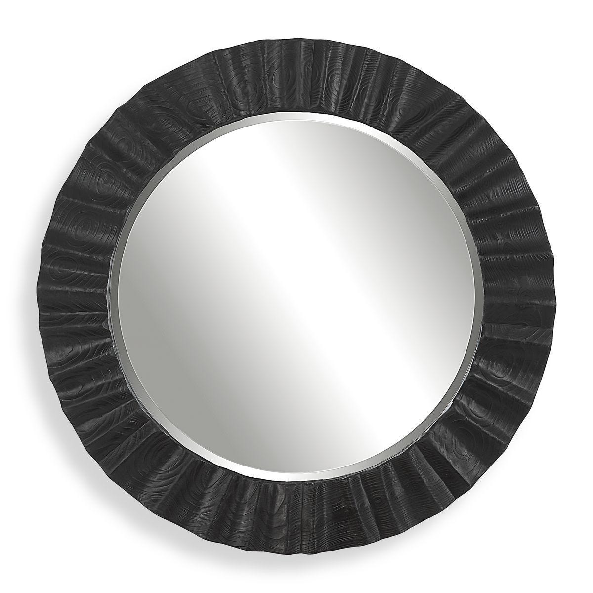 Caribou Round Mirror - full-length mirror for creating the illusion of space and light | Image 2 | InSTYLE Home & Rugs