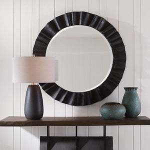 Caribou Round Mirror - full-length mirror for creating the illusion of space and light | Image 5 | InSTYLE Home & Rugs