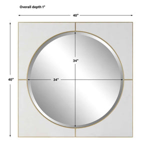 CYPRUS SQUARE MIRROR - elegant mirror for adding style and light to any room | Image 8 | InSTYLE Home & Rugs