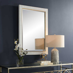 Cape Mirror, Whitewashed - elegant mirror for adding style and light to any room | Image 6 | InSTYLE Home & Rugs