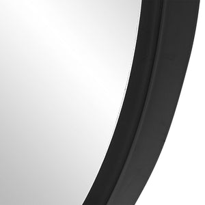 Varina Tall Mirror, Black - elegant mirror for adding style and light to any room | Image 4 | InSTYLE Home & Rugs