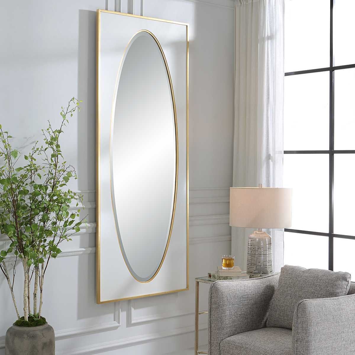 Danbury Mirror - modern mirror with sleek design for contemporary interiors | Image 1 | InSTYLE Home & Rugs