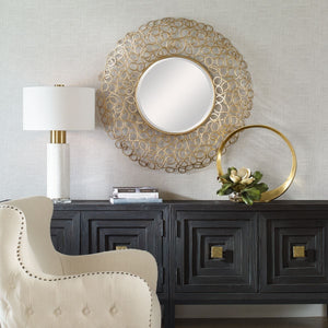 Swirl Round Mirror - elegant mirror for adding style and light to any room | Image 1 | InSTYLE Home & Rugs