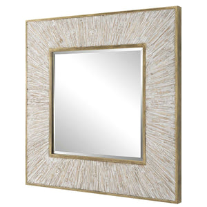 Wharton Square Mirror - modern mirror with sleek design for contemporary interiors | Image 4 | InSTYLE Home & Rugs