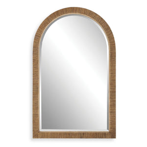 Cape Arch Mirror, Natural - modern mirror with sleek design for contemporary interiors | Image 2 | InSTYLE Home & Rugs