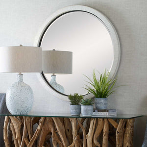 Granada Round Mirror - full-length mirror for creating the illusion of space and light | Image 1 | InSTYLE Home & Rugs