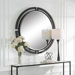 Quadrant Round Mirror - elegant mirror for adding style and light to any room | Image 5 | InSTYLE Home & Rugs