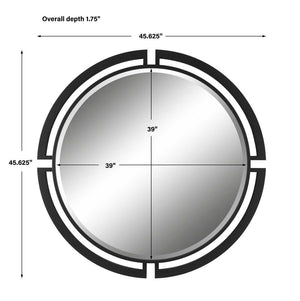 Quadrant Round Mirror - elegant mirror for adding style and light to any room | Image 6 | InSTYLE Home & Rugs