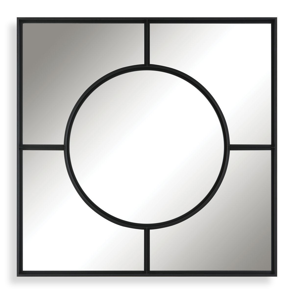 Spurgeon Square Mirror - modern mirror with sleek design for contemporary interiors | Image 2 | InSTYLE Home & Rugs