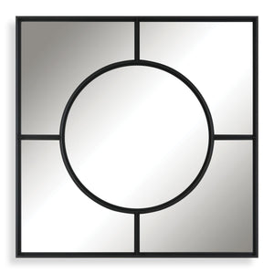 Spurgeon Square Mirror - modern mirror with sleek design for contemporary interiors | Image 2 | InSTYLE Home & Rugs