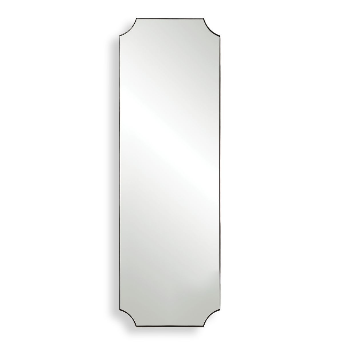 Lennox Tall Mirror, Nickel - full-length mirror for creating the illusion of space and light | Image 2 | InSTYLE Home & Rugs