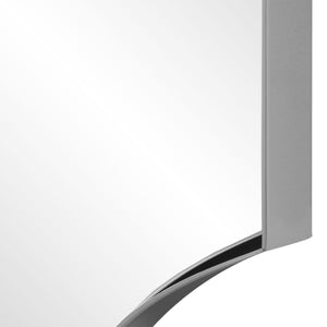 Lennox Tall Mirror, Nickel - full-length mirror for creating the illusion of space and light | Image 4 | InSTYLE Home & Rugs
