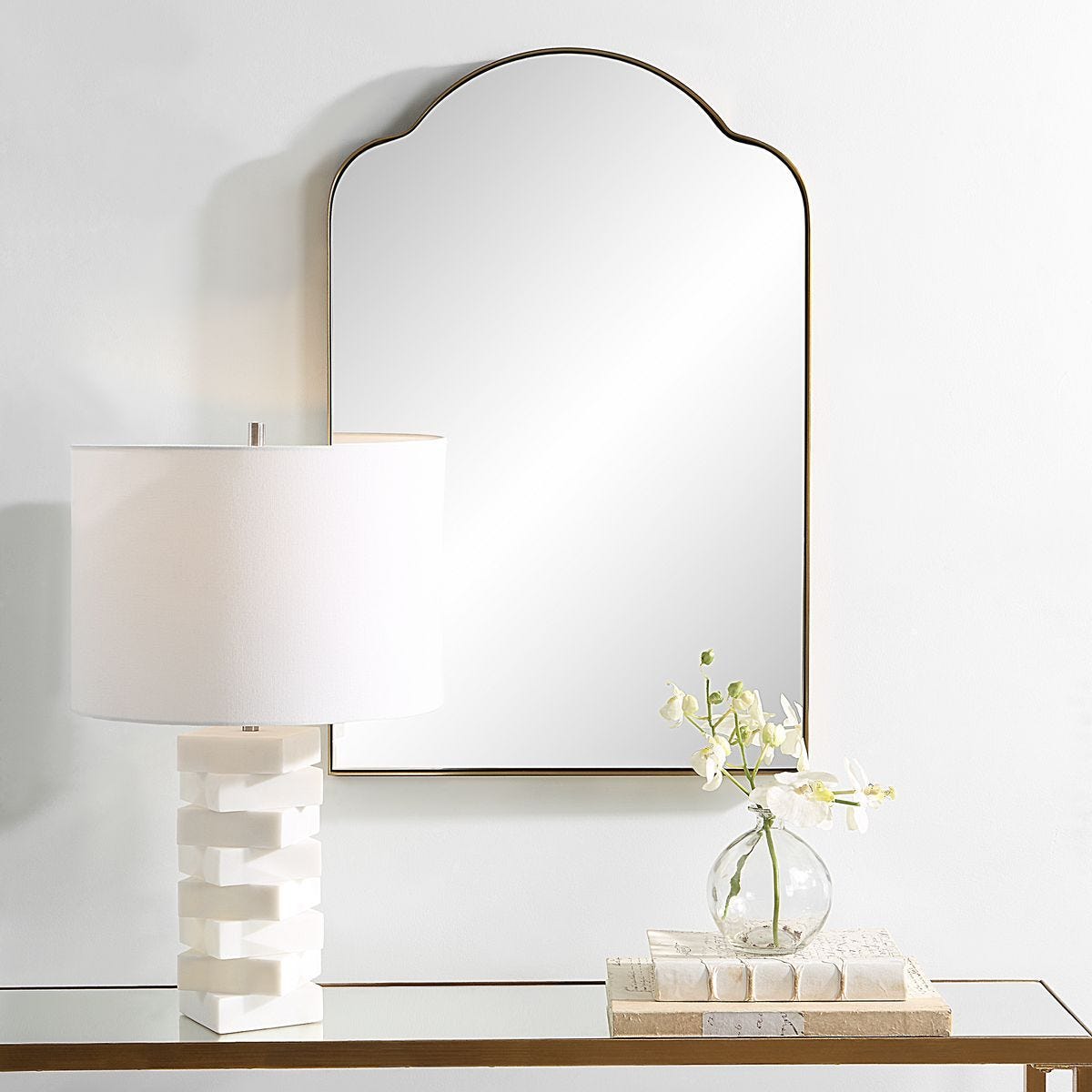 Sidney Arch Mirror - full-length mirror for creating the illusion of space and light | Image 1 | InSTYLE Home & Rugs