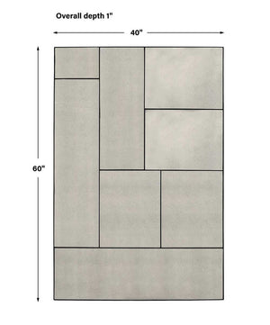 Puzzle Piece Mirror - modern mirror with sleek design for contemporary interiors | Image 6 | InSTYLE Home & Rugs