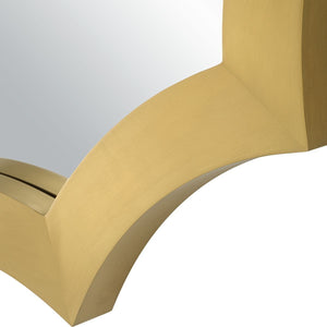 Flare Round Mirror - modern mirror with sleek design for contemporary interiors | Image 3 | InSTYLE Home & Rugs