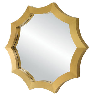 Flare Round Mirror - modern mirror with sleek design for contemporary interiors | Image 5 | InSTYLE Home & Rugs
