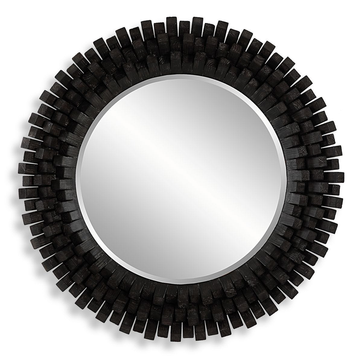 Circle of Piers Round Mirror - full-length mirror for creating the illusion of space and light | Image 2 | InSTYLE Home & Rugs