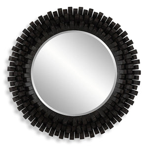 Circle of Piers Round Mirror - full-length mirror for creating the illusion of space and light | Image 2 | InSTYLE Home & Rugs