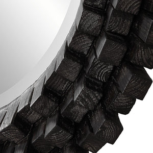 Circle of Piers Round Mirror - full-length mirror for creating the illusion of space and light | Image 5 | InSTYLE Home & Rugs