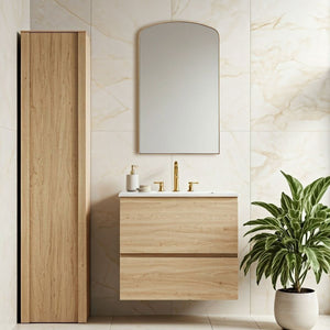 Tordera Arch Mirror, Brass - elegant mirror for adding style and light to any room | Image 1 | InSTYLE Home & Rugs