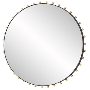Cosmopolitan Round Mirror - modern mirror with sleek design for contemporary interiors | Image 4 | InSTYLE Home & Rugs