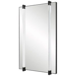 Ladonna Mirror, Black - full-length mirror for creating the illusion of space and light | Image 4 | InSTYLE Home & Rugs