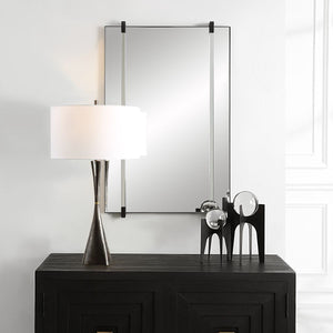 Ladonna Mirror, Black - full-length mirror for creating the illusion of space and light | Image 3 | InSTYLE Home & Rugs