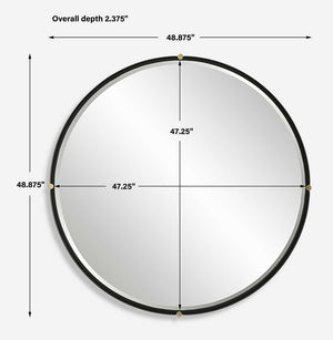 Bonded Round Mirror - elegant mirror for adding style and light to any room | Image 6 | InSTYLE Home & Rugs