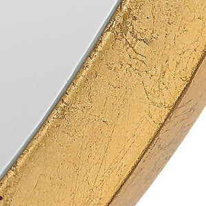 Aneta Large Round Mirror, Gold - elegant mirror for adding style and light to any room | Image 8 | InSTYLE Home & Rugs