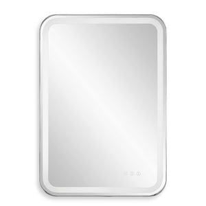 Crofton Lighted Vanity Mirror, Nickel - elegant mirror for adding style and light to any room | Image 2 | InSTYLE Home & Rugs