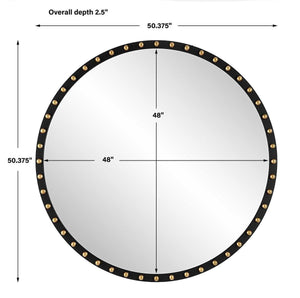 Sele Round Mirror - elegant mirror for adding style and light to any room | Image 6 | InSTYLE Home & Rugs