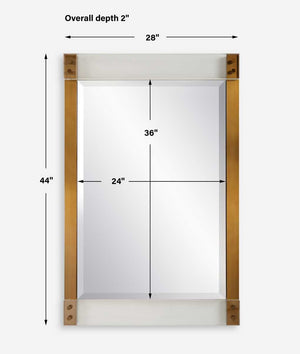 Nera Mirror - modern mirror with sleek design for contemporary interiors | Image 6 | InSTYLE Home & Rugs