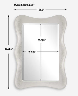 Whitehaven Rectangle Mirror - modern mirror with sleek design for contemporary interiors | Image 6 | InSTYLE Home & Rugs