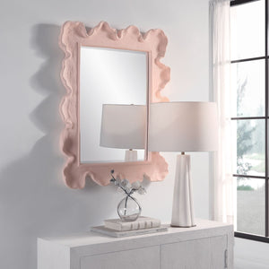 Sea Coral Mirror, Pink - full-length mirror for creating the illusion of space and light | Image 3 | InSTYLE Home & Rugs