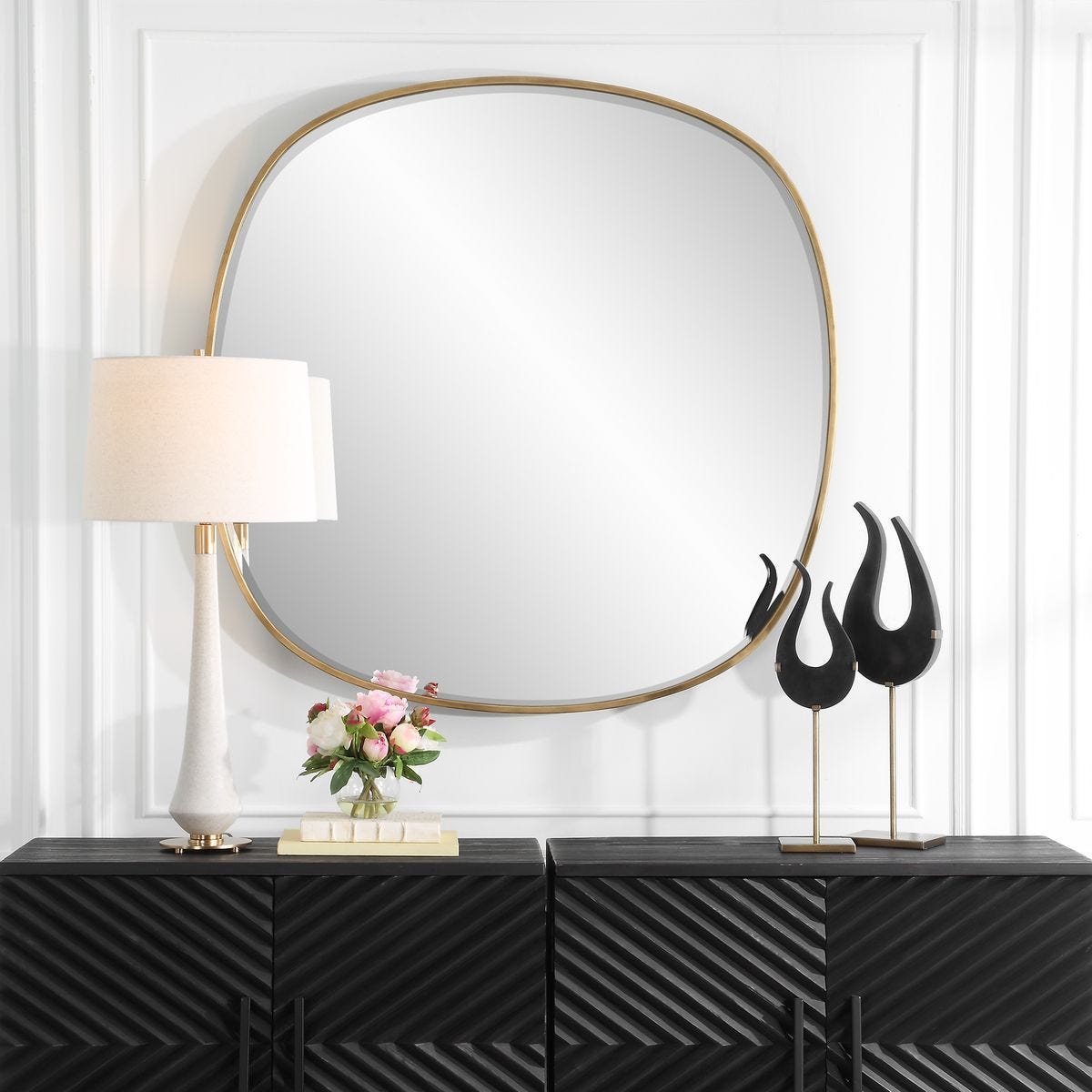 Webster Mirror - full-length mirror for creating the illusion of space and light | Image 1 | InSTYLE Home & Rugs
