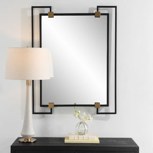 Ivey Rectangle Mirror - full-length mirror for creating the illusion of space and light | Image 3 | InSTYLE Home & Rugs