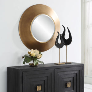Contessa Round Mirror - full-length mirror for creating the illusion of space and light | Image 1 | InSTYLE Home & Rugs