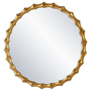 Nacala Round Mirror - modern mirror with sleek design for contemporary interiors | Image 4 | InSTYLE Home & Rugs