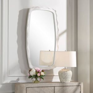 Marbella Mirror, White - elegant mirror for adding style and light to any room | Image 3 | InSTYLE Home & Rugs